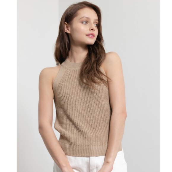CASEY-Knit Halter Sweater - Picture 3 of 15